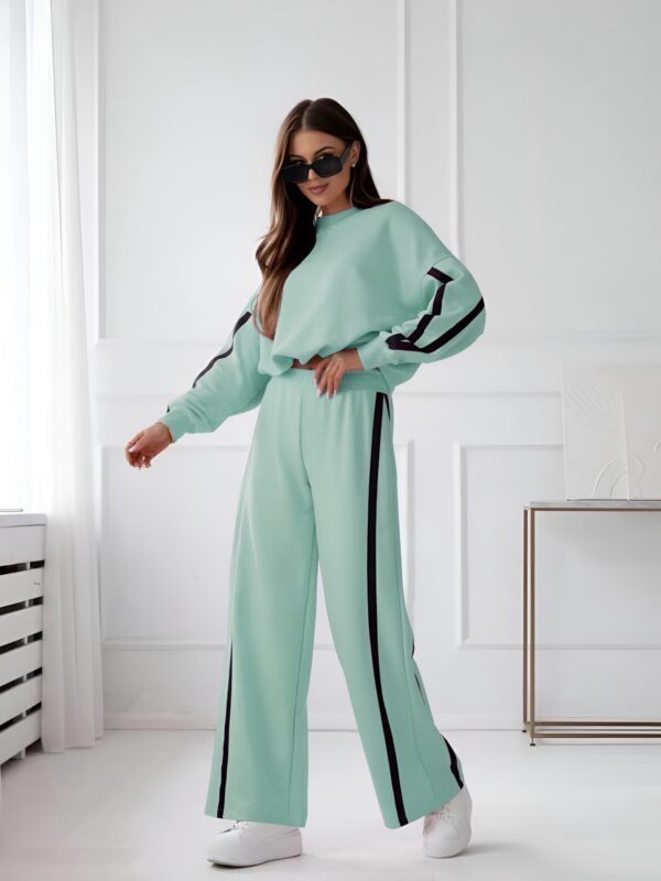 Σετ φόρμας μπλούζα και παντελόνι με ρίγες